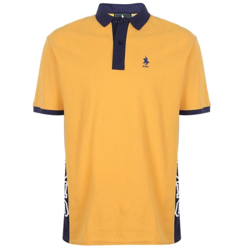 Playera Polo Manga Corta con Diseño Bordado Polo Club para Hombre Plus