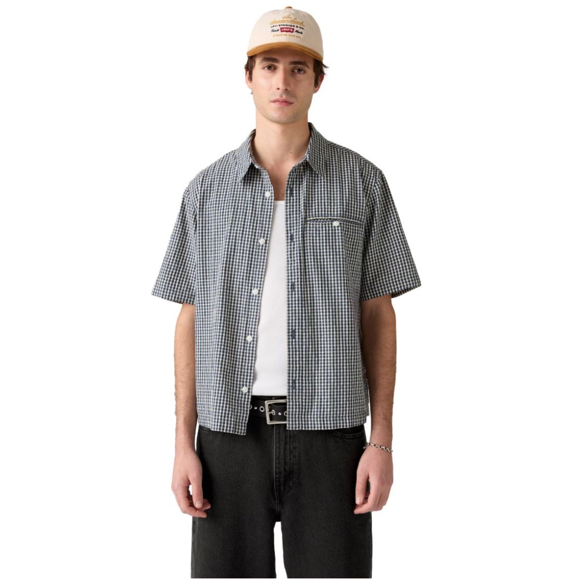 Levi’S® Camisa Zandt Cuadros Relaxed Fit Manga Corta para Hombre