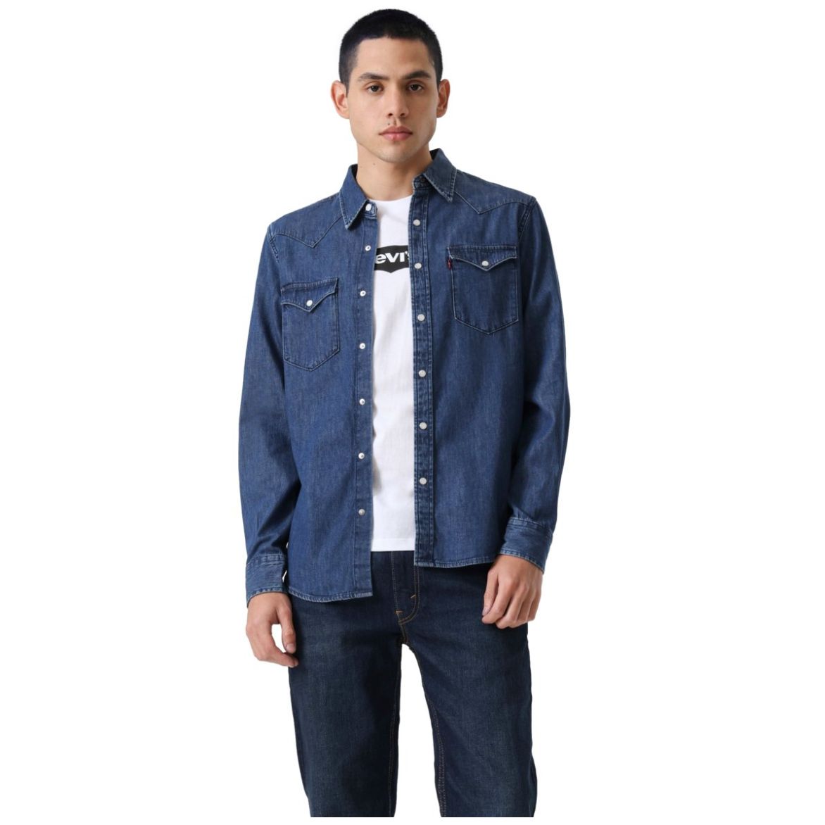 Levi's® Camisa Clásica Western Regular Fit Manga Larga para Hombre
