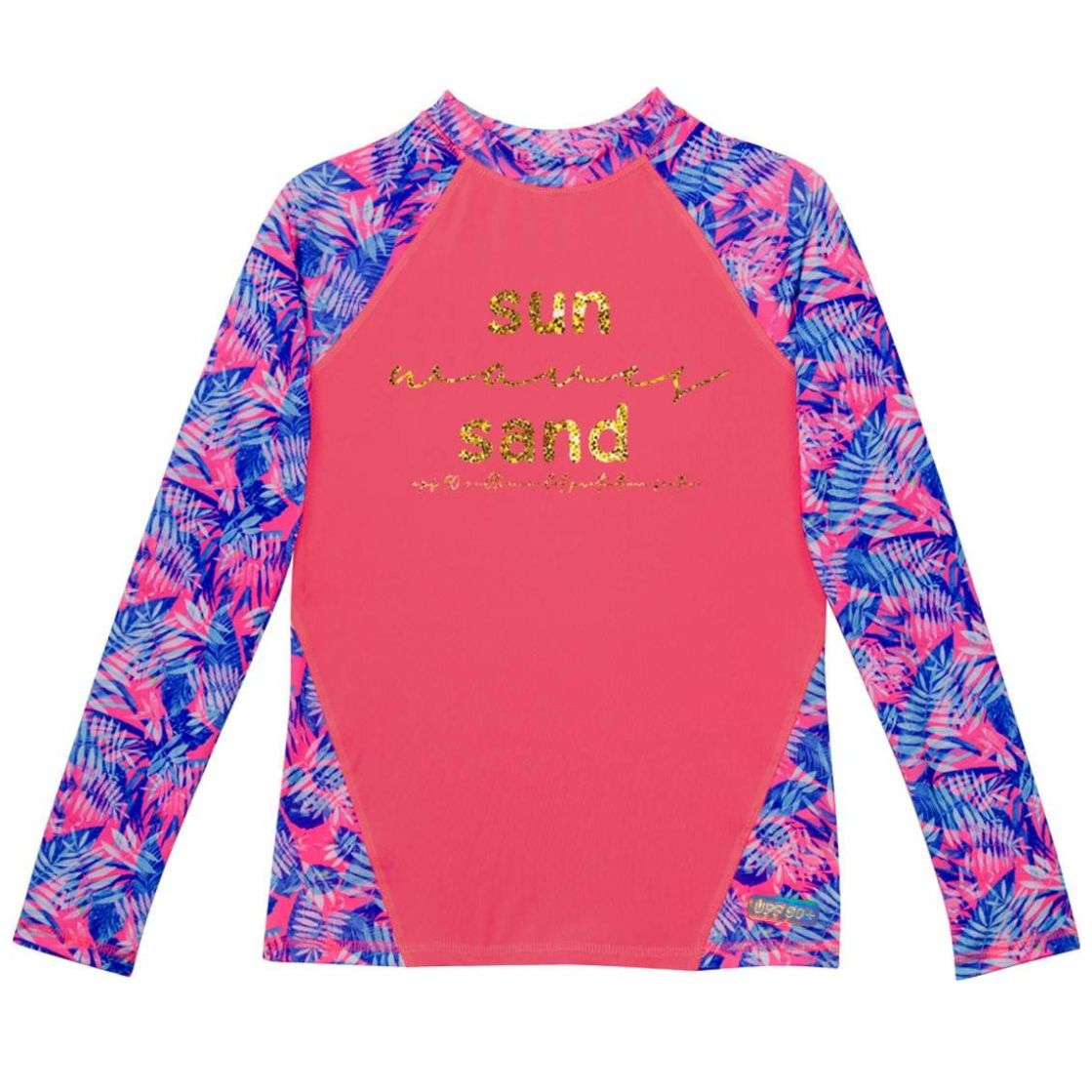 Traje Baño Playera Manga Larga con Diseño Skysoul Multicolor para Niña