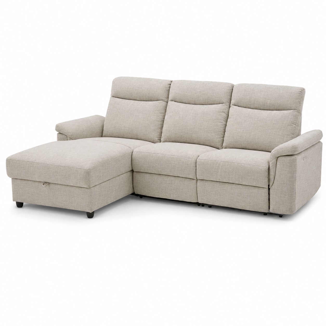 Sofá Reclinable Frida E-Brazo Izq Chaise Lounge Ivory