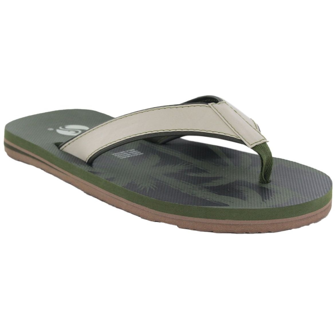Sandalia Pata de Gallo Sunflops Kane Verde para Hombre