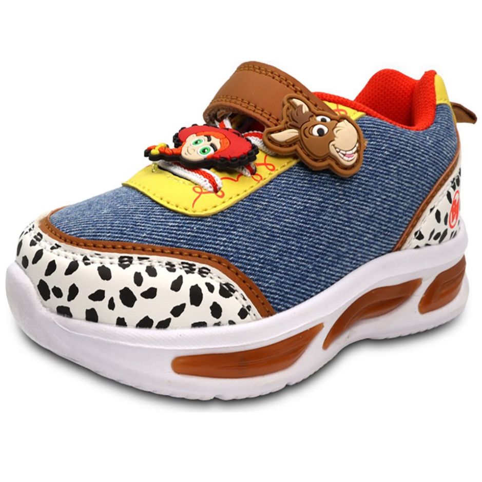 Tenis Casuales Bubble Gummers Toy Story Jessie Azul con Ajuste Velcro para Niño