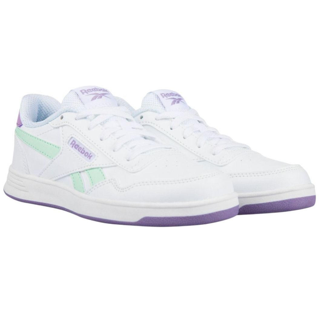 Tenis Reebok Court Advance Blanco con Agujeta para Niño