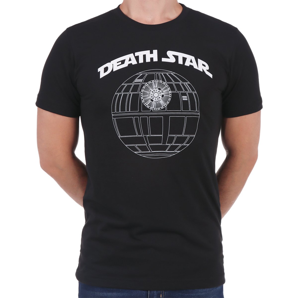 Playera Death Star Manga Corta Star Wars para Hombre
