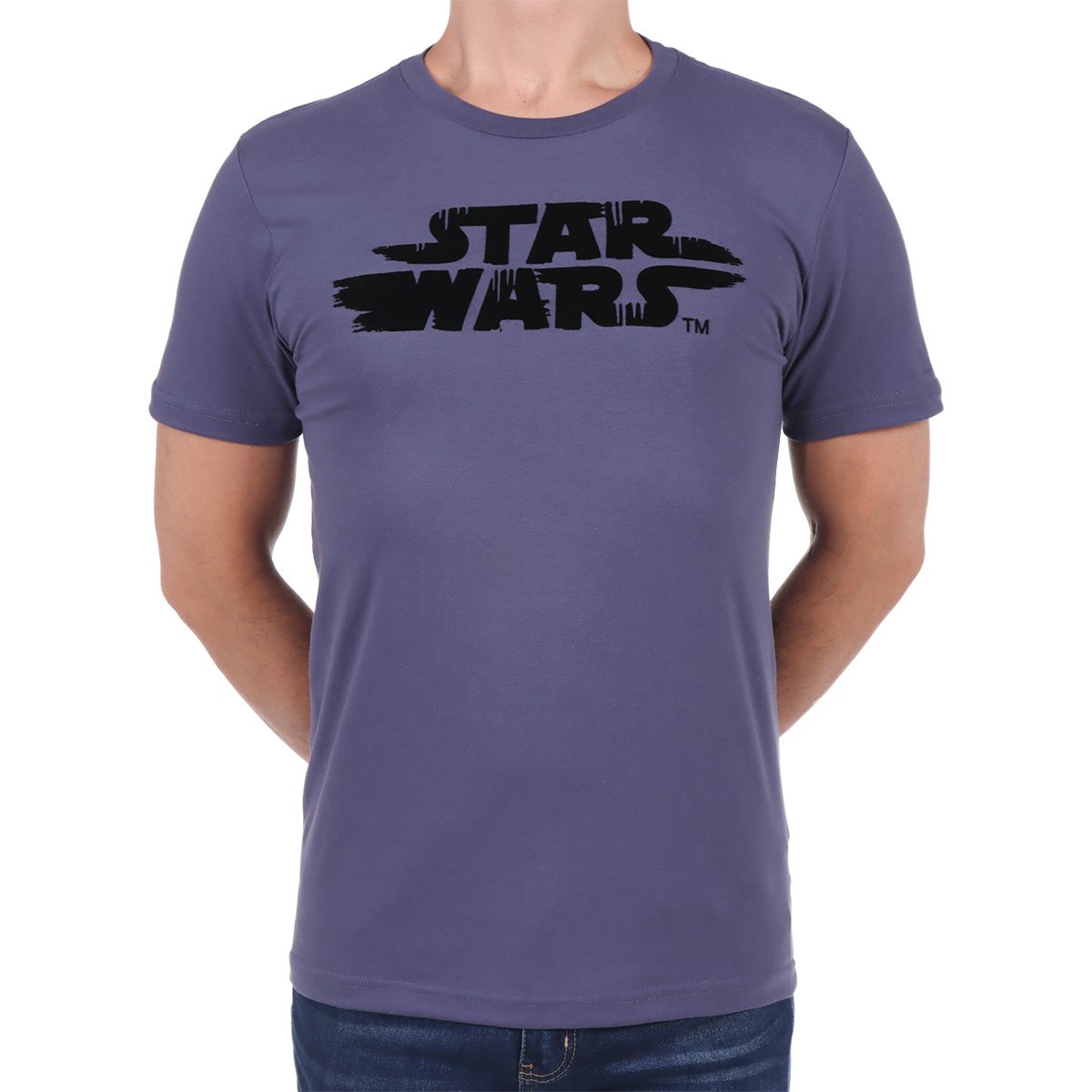 Playera Manga Corta Algodón Gráfica Star Wars Hombre