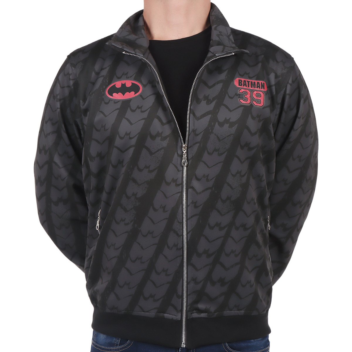 Bomber Chamarra Logo Batman para Hombre