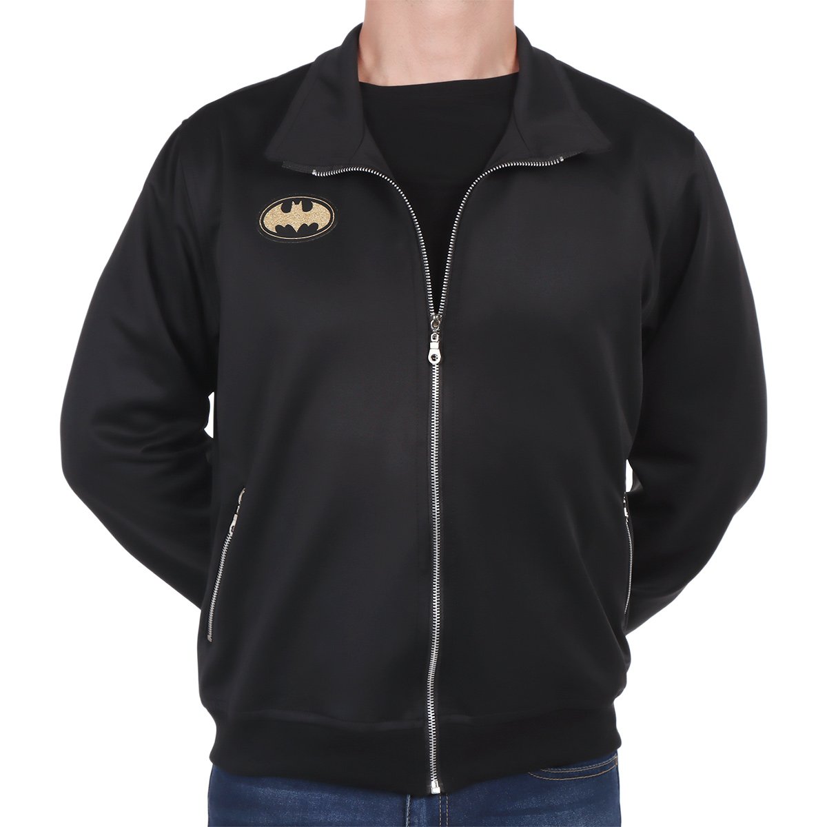 Bomber Chamarra Bordada Batman para Hombre