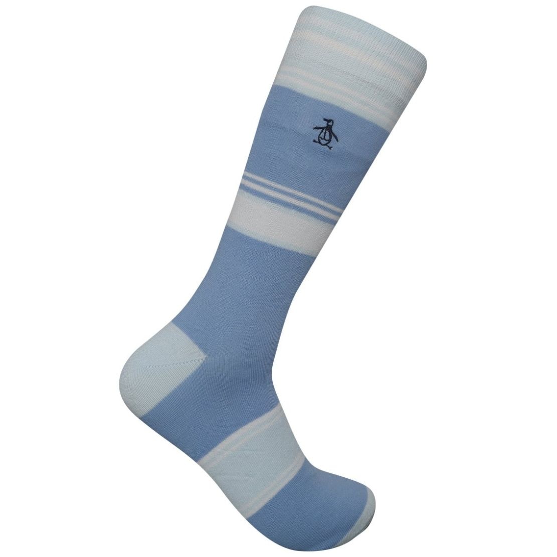 Calceta Larga de Franjas Original Penguin de Algodón para Hombre