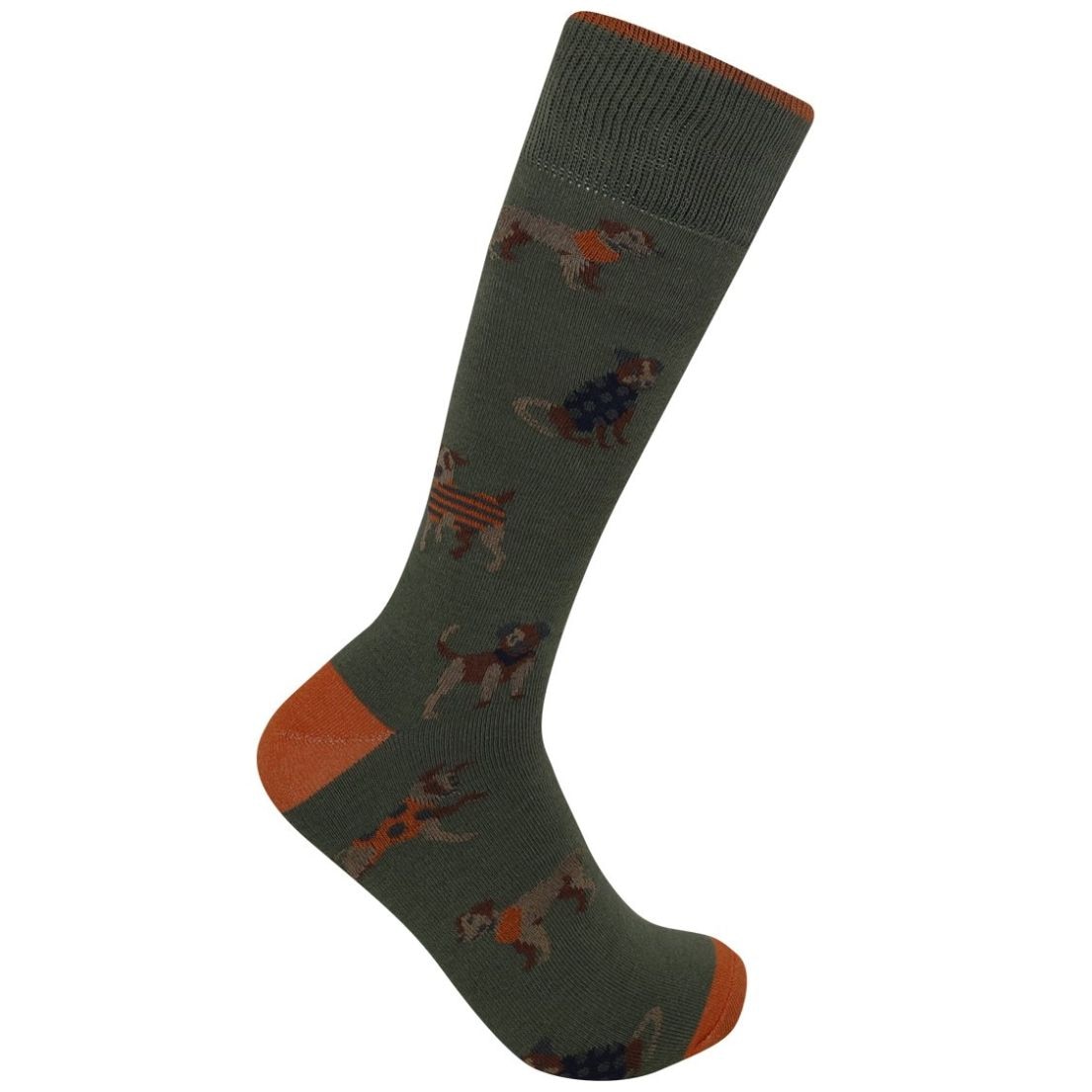 Calcetín Estampado de Perros Florsheim para Hombre