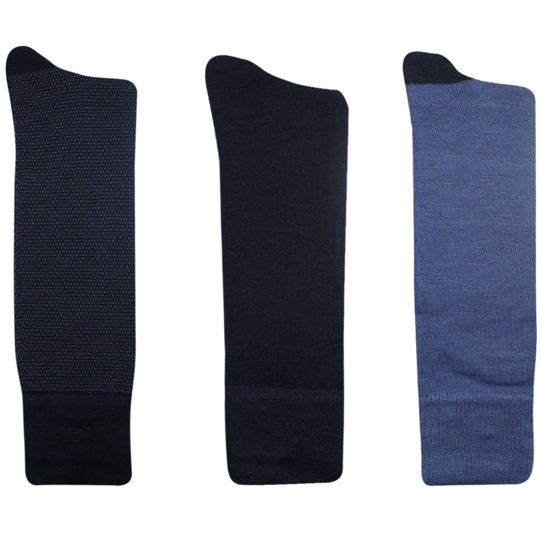 3 Pack Calcetín de Bambú Fantasía y Liso Royal Polo Club para Hombre