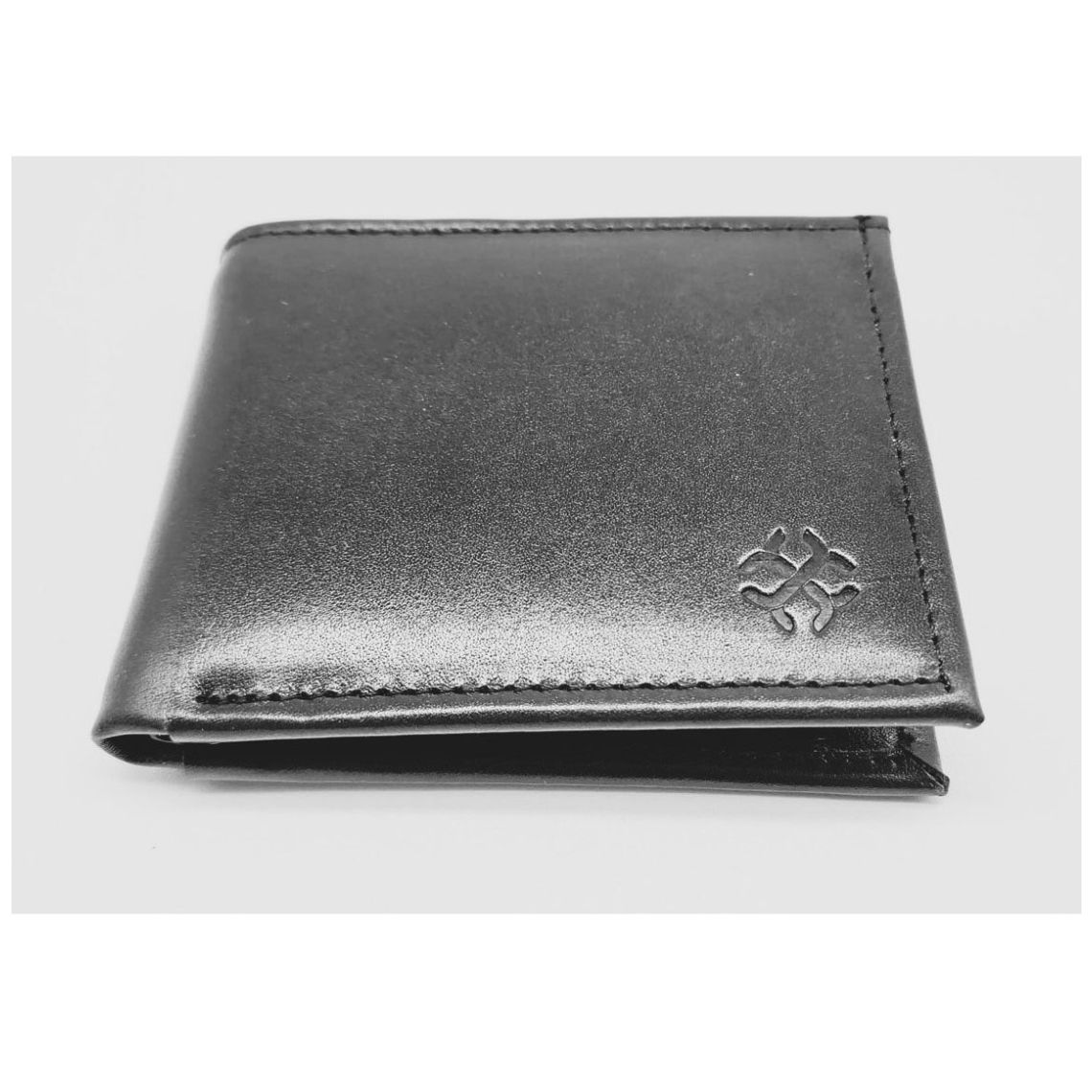 Cartera en Piel Vacuno Carlo Corinto Negro para Hombre
