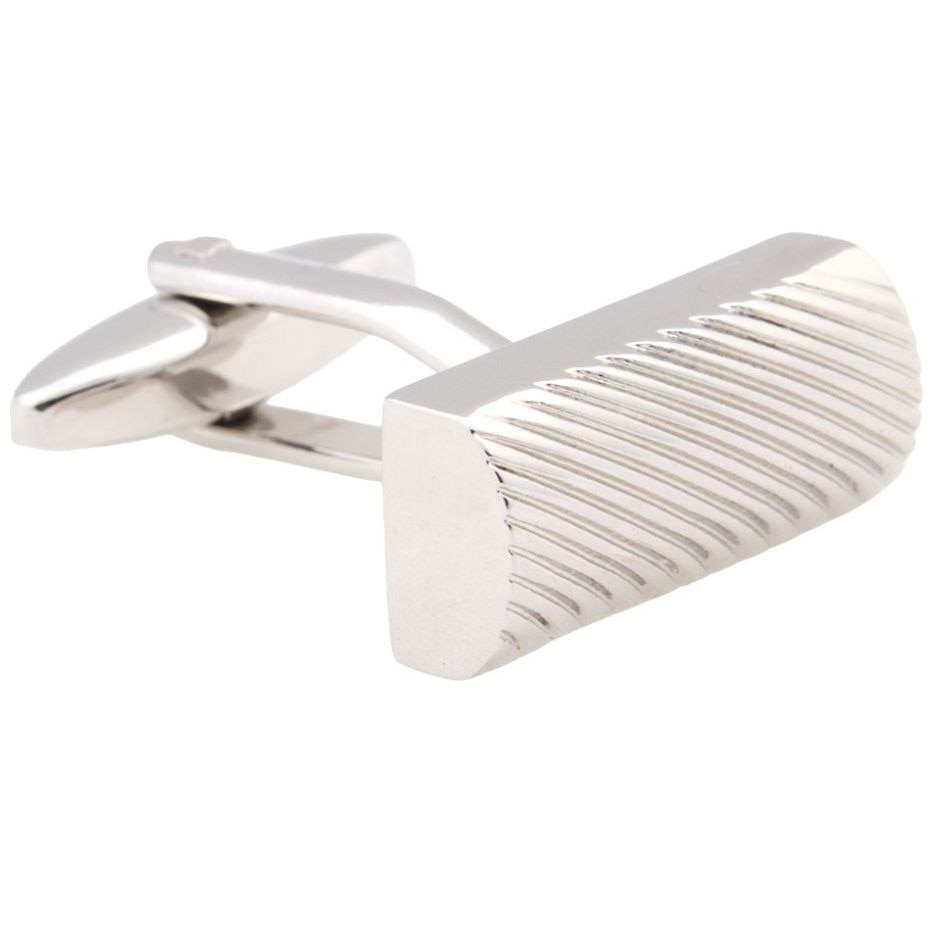 Mancuernillas Plata Diseño Tubular Carlo Corinto para Hombre