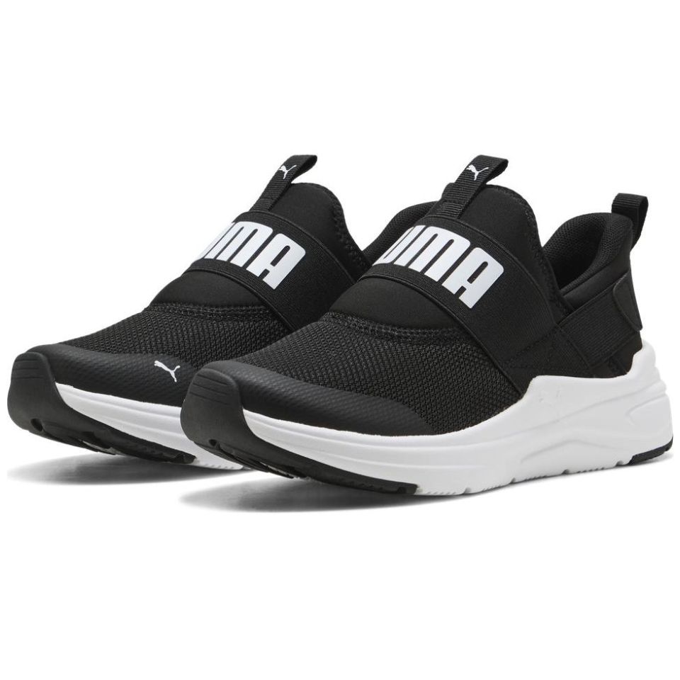 Tenis Puma Slip On Softride Wired Negro Unisex