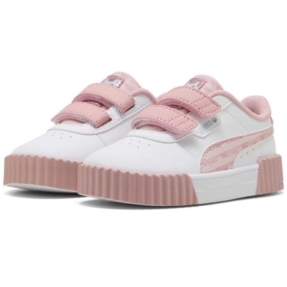 Tenis Puma Gabby´s Dollhouse Blanco Ajuste Velcro para Niña