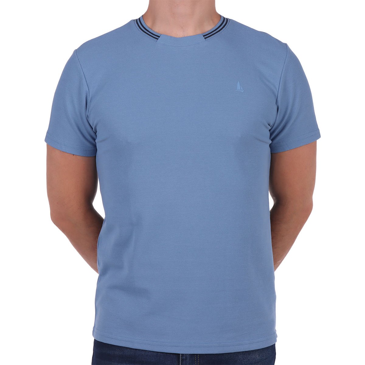 Playera Manga Corta Algodón Logo Regatta para Hombre