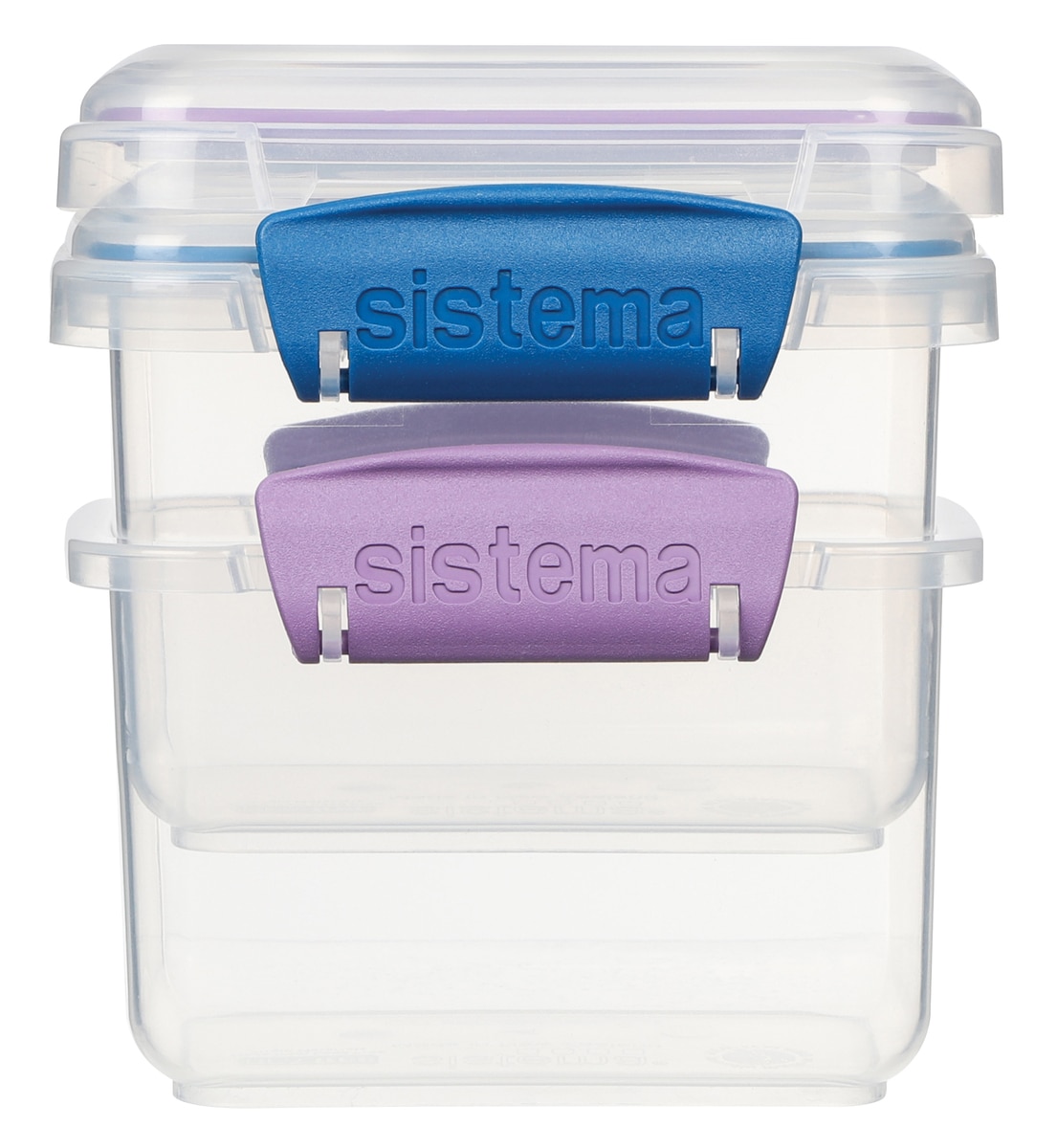 Jgo 2 Hermeticos Plastico con Tapa 400 Ml Sistema