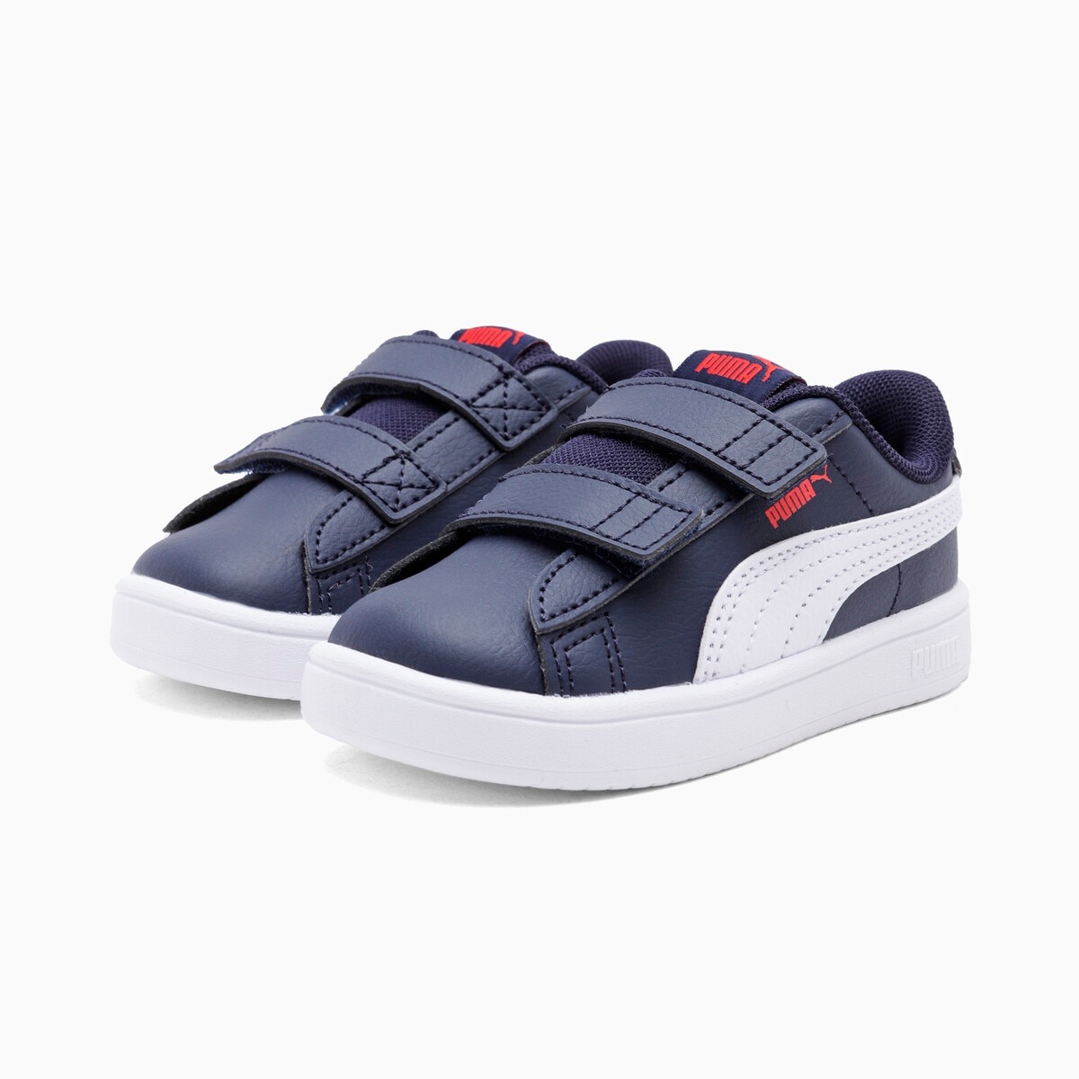 Tenis Puma Rickie Azul Ajuste Velcro para Niño
