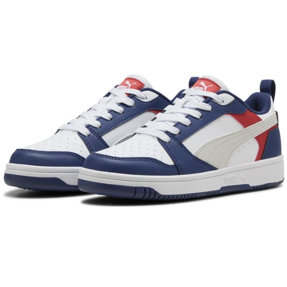 Tenis Puma Rebound Blanco con Agujetas para Niño