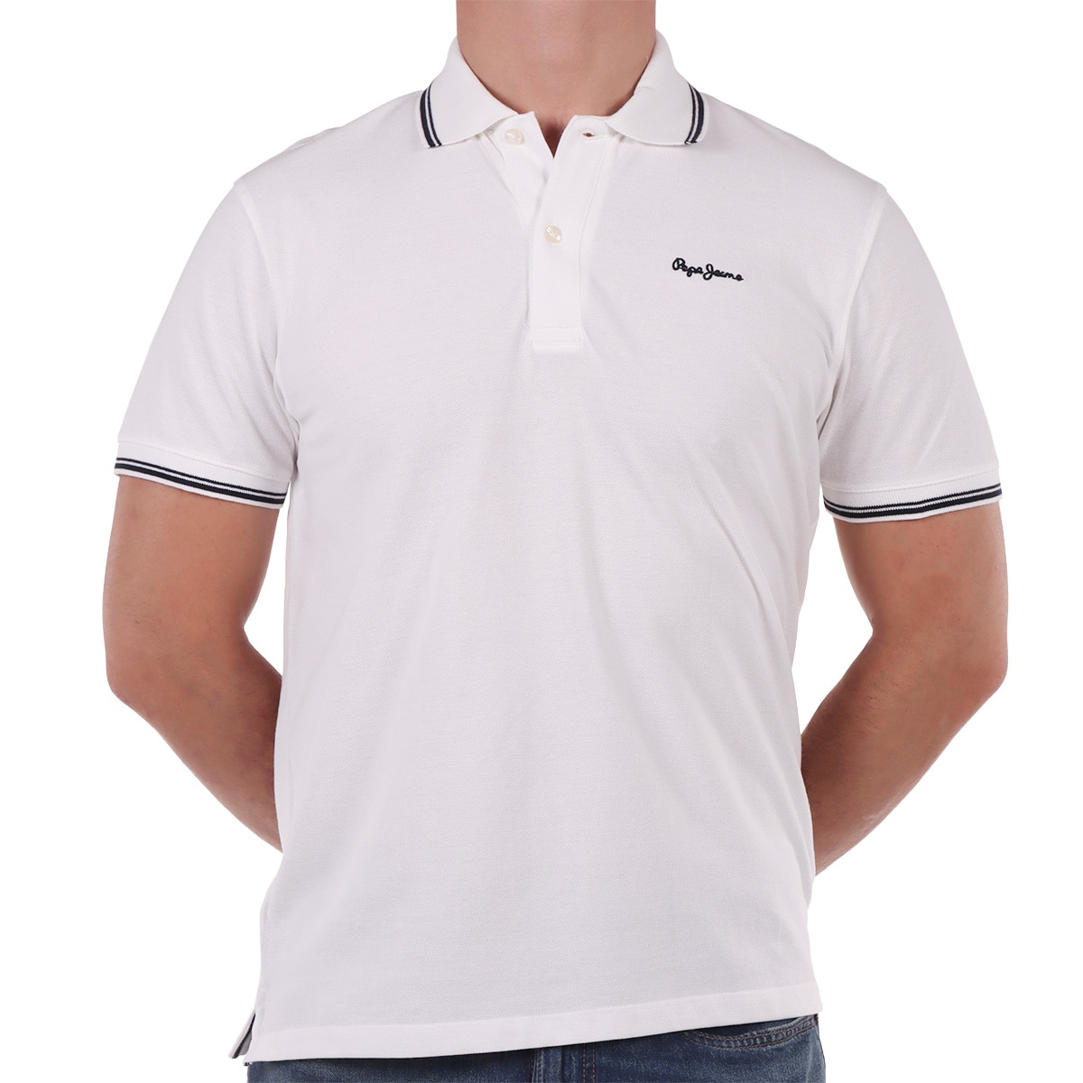 Playera Polo Manga Corta Algodón Logo Pepe Jeans para Hombre