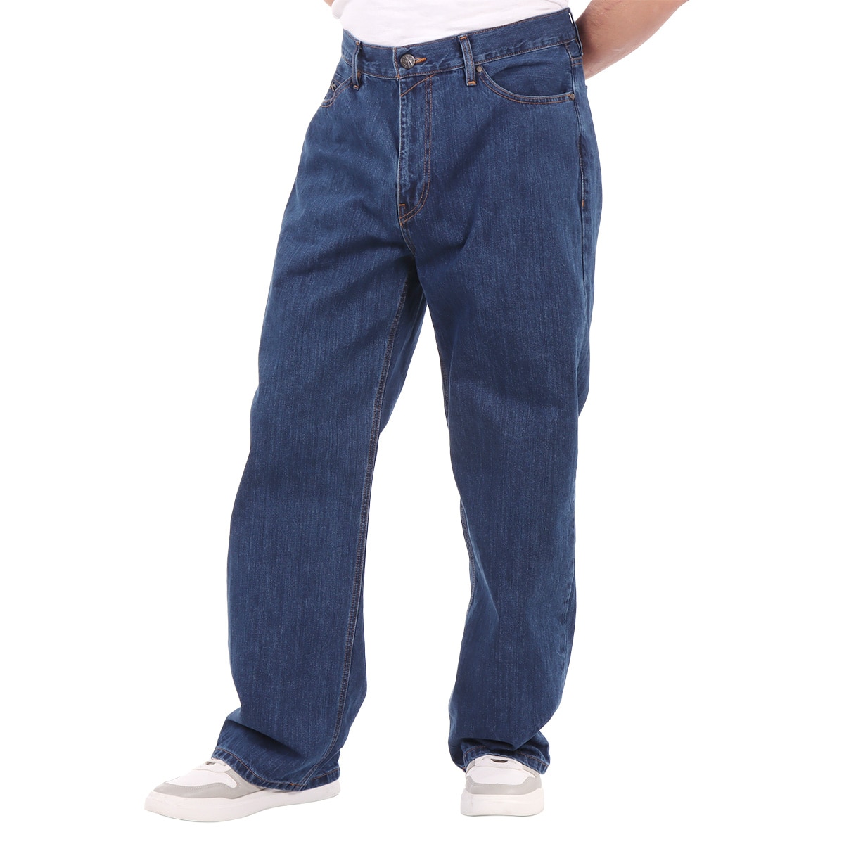 Jeans Enzo Moda Clásico Comodidad Casual Silver Plate Hombre