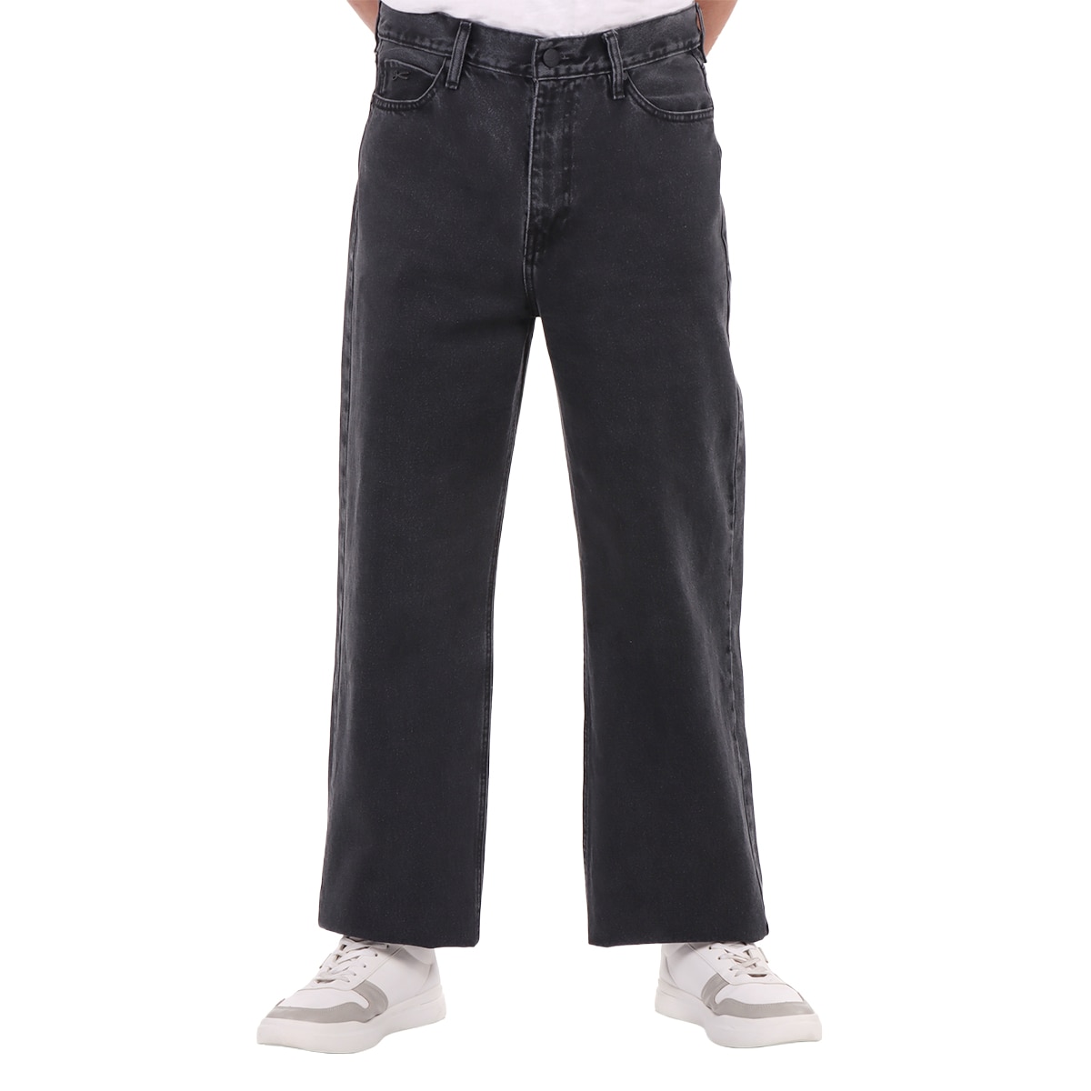 Jeans Enzo Wide Leg Casual Silver Plate para Hombre