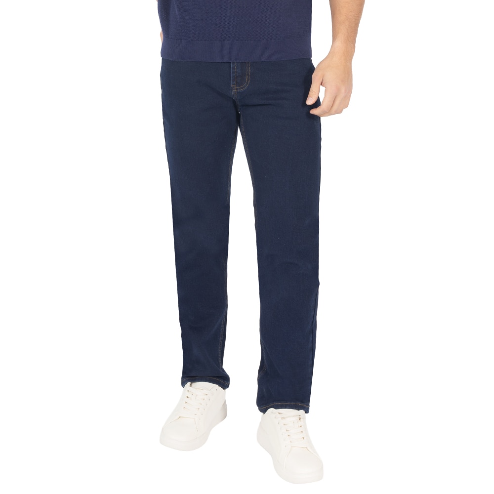 Jeans Baggy Fit 5 Pockets Forever 21 Azul Oscuro para Hombre