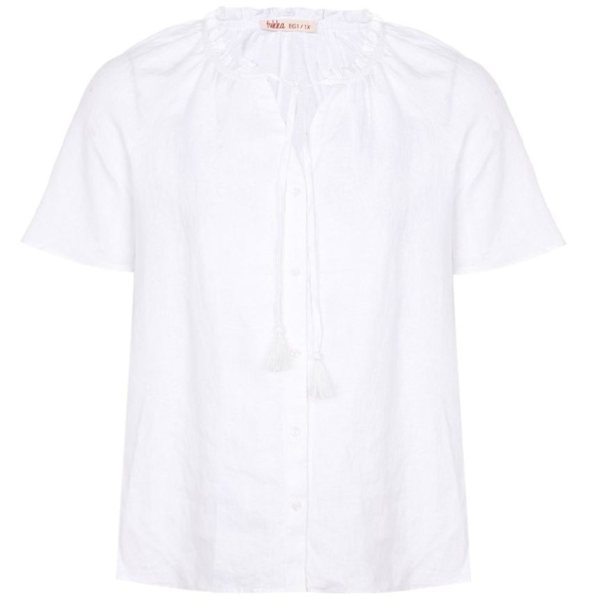 Blusa Manga Ranglan Corta Fukka para Mujer Curvy