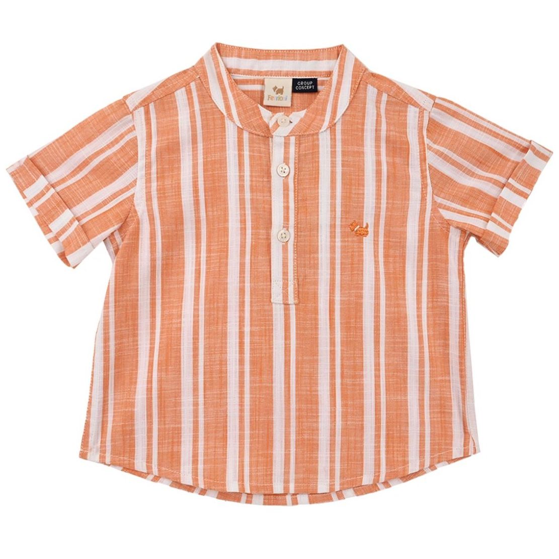 Camisa Manga Corta Yesi Mao Rayas Ferrioni para Bebé