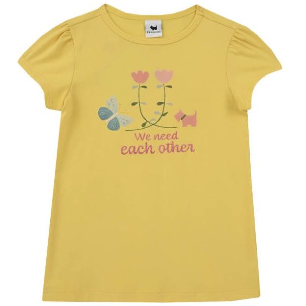 Playera Manga Corta Team Flor Ferrioni para Bebé