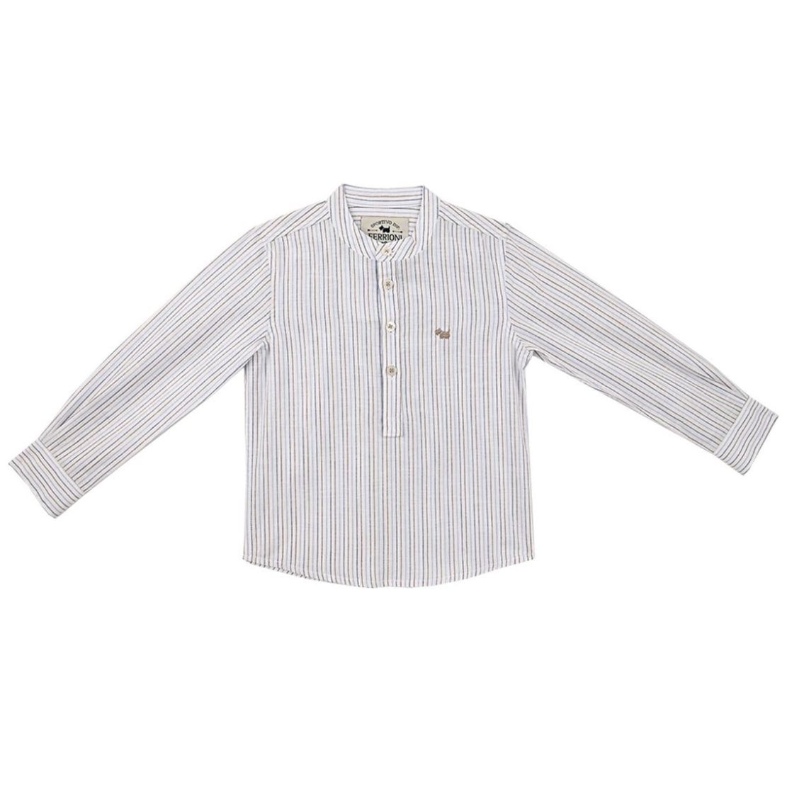 Camisa Manga Larga Band Javert Rayas Ferrioni para Niño