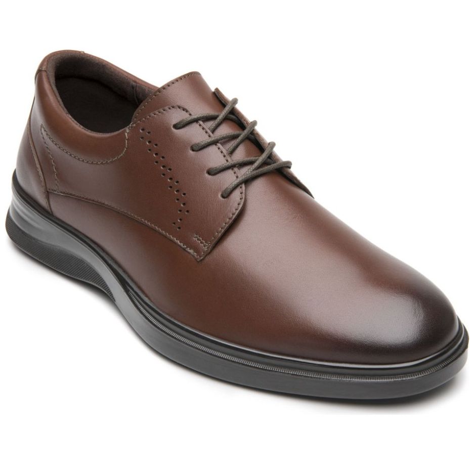 Zapato Casual Clansy en Piel Flexi Café para Hombre