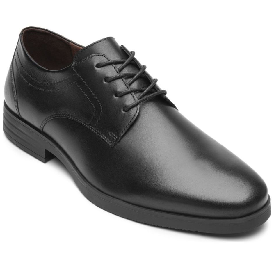 Zapato Semivestir Bancks en Piel Flexi Negro para Hombre