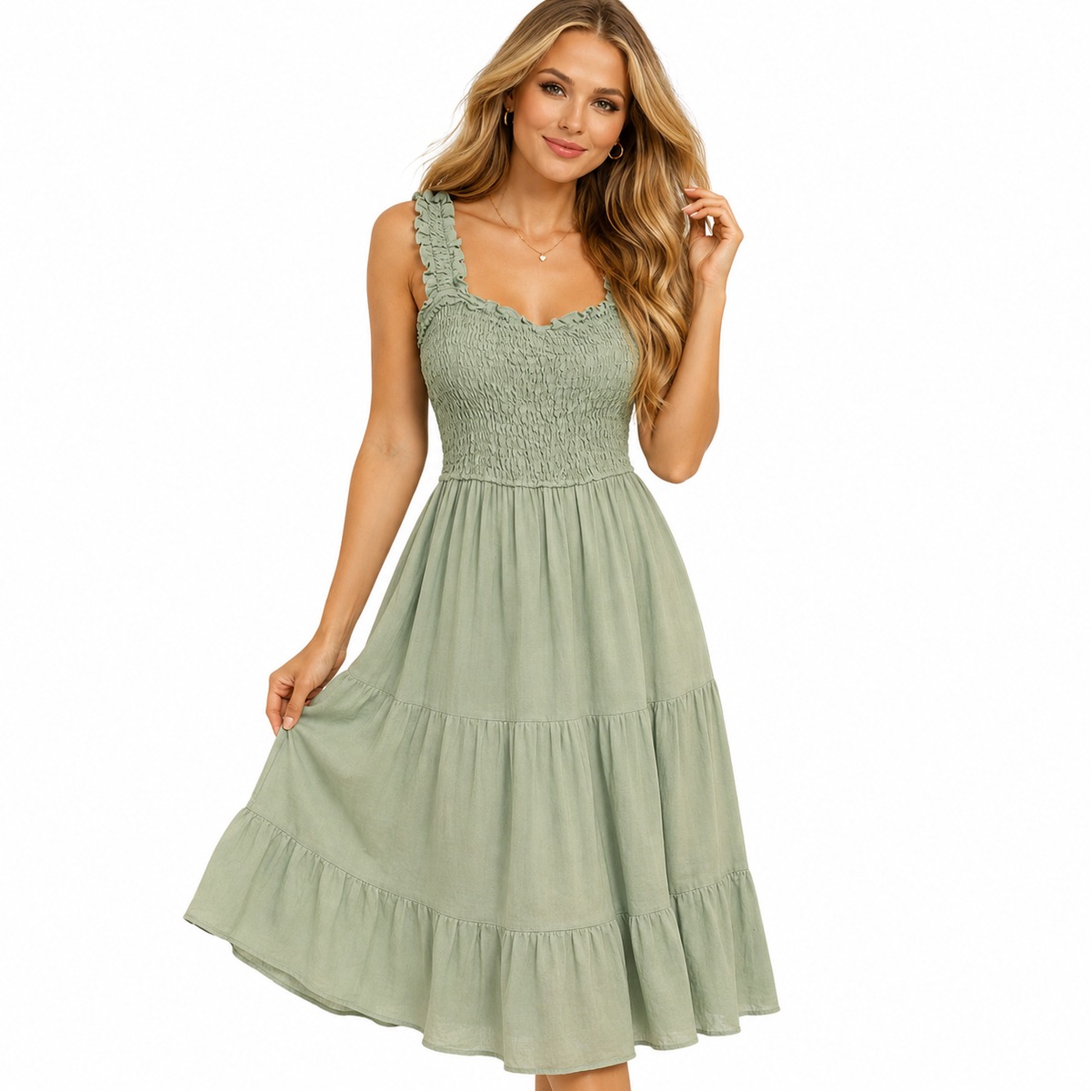 Vestido con Tirantes de Olanes Brittany Moore para Mujer