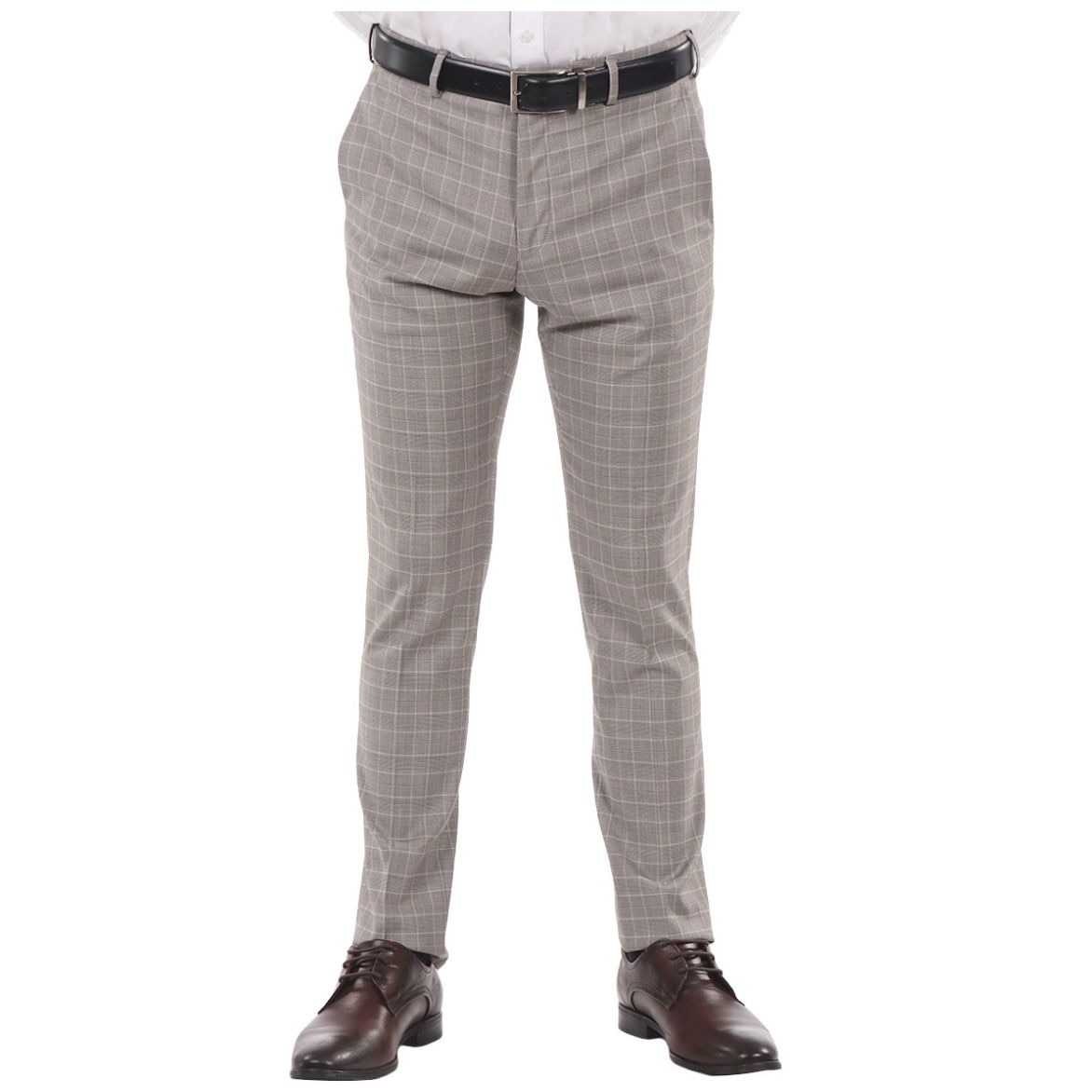 Pantalón Slim Fit Cuadros Moderno Lmental para Hombre