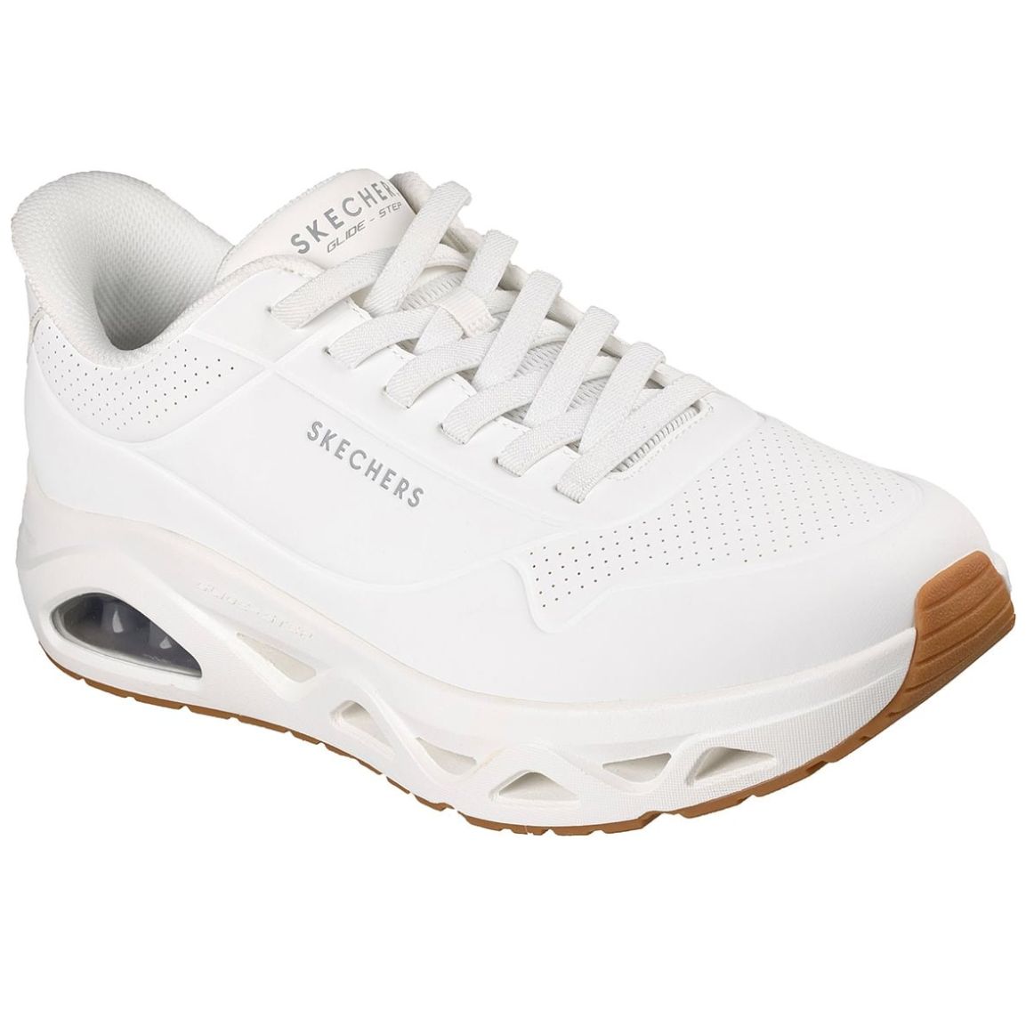 Tenis Skechers Street Hands Free Slip‑Ins uno Glide‑Step Glide On Air Blanco para Hombre