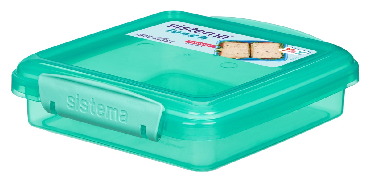 Porta Sándwich Box 450 Ml Sistema Colores Surtidos