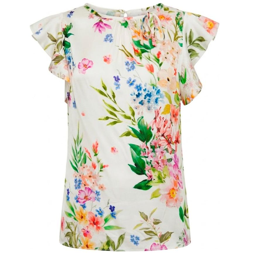 Blusa de Flores Chaps para Mujer