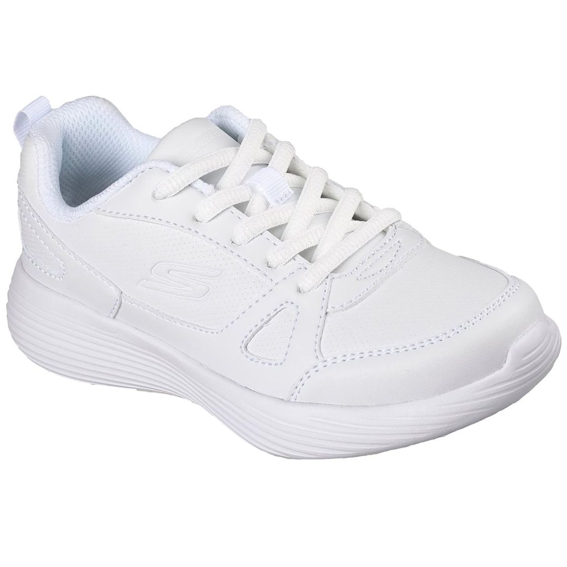 Tenis Escolar Skechers Go Run 400 V2 Blanco para Niño