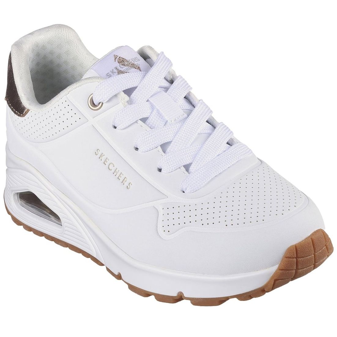 Tenis Skechers Street™ uno Gen1 Shimmer Away Blanco para Niña