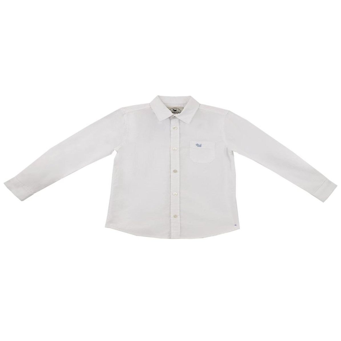 Camisa Manga Larga Nalit Blanca Lisa Ferrioni para Niño