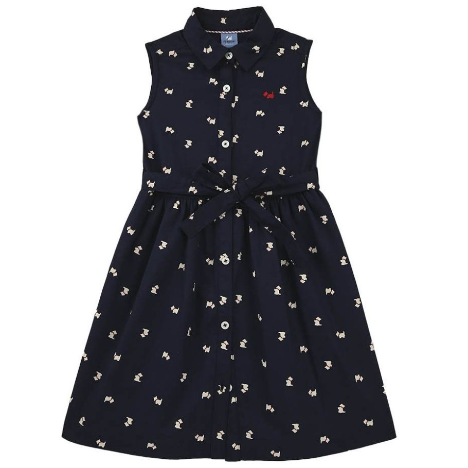 Vestido Sin Mangas Diseño Perritos Ferrioni para Niña
