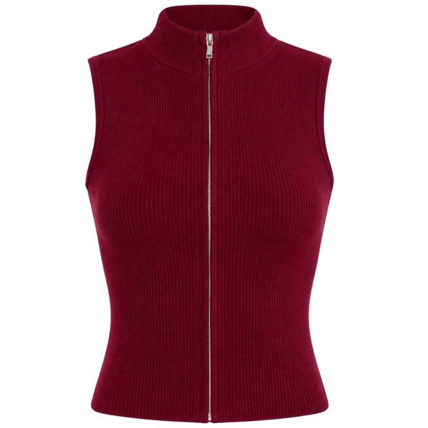 Blusa Cuello Cierre Alto Uk para Mujer Junior