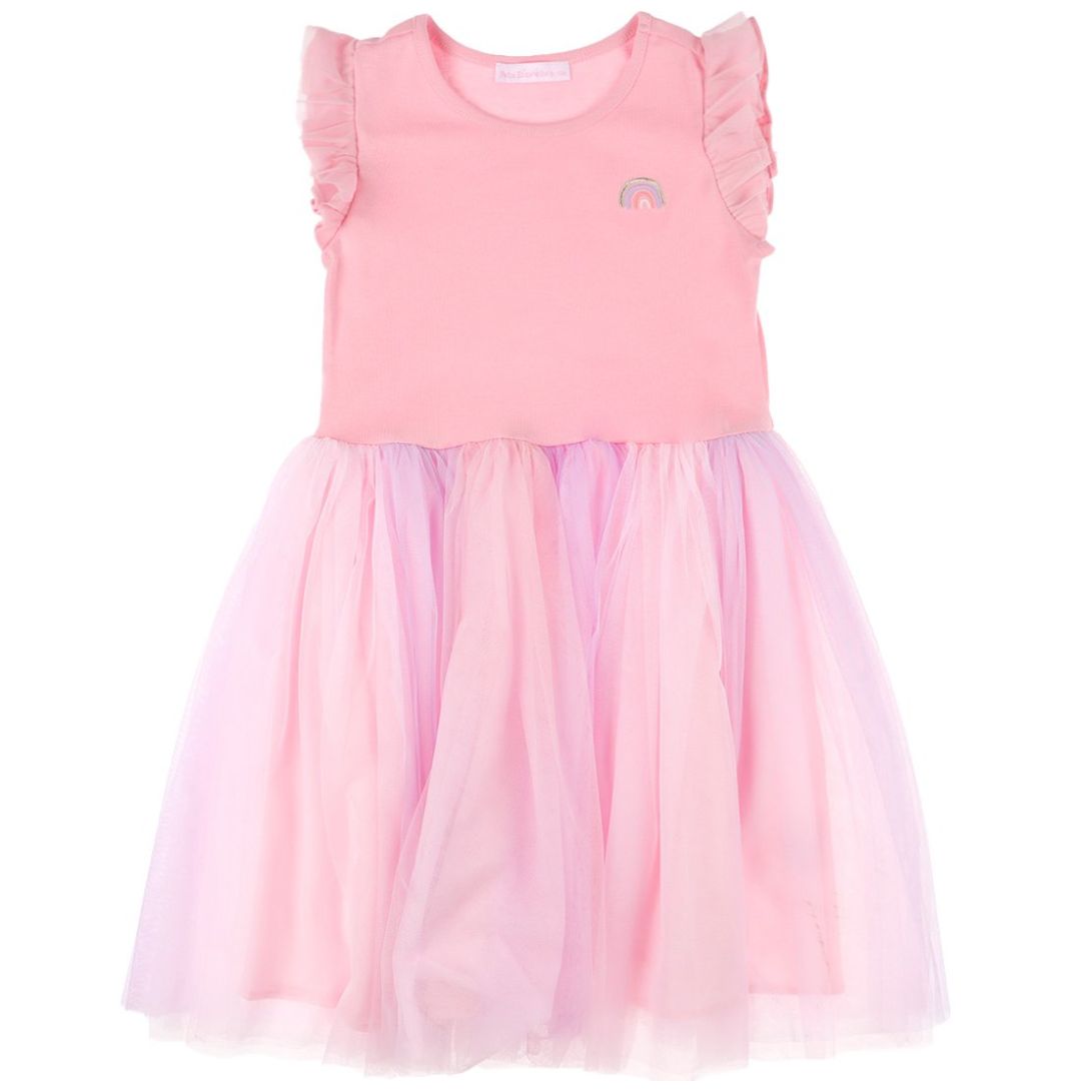 Vestido Tul Colores Arcoíris Bethaelizabetha para Niña