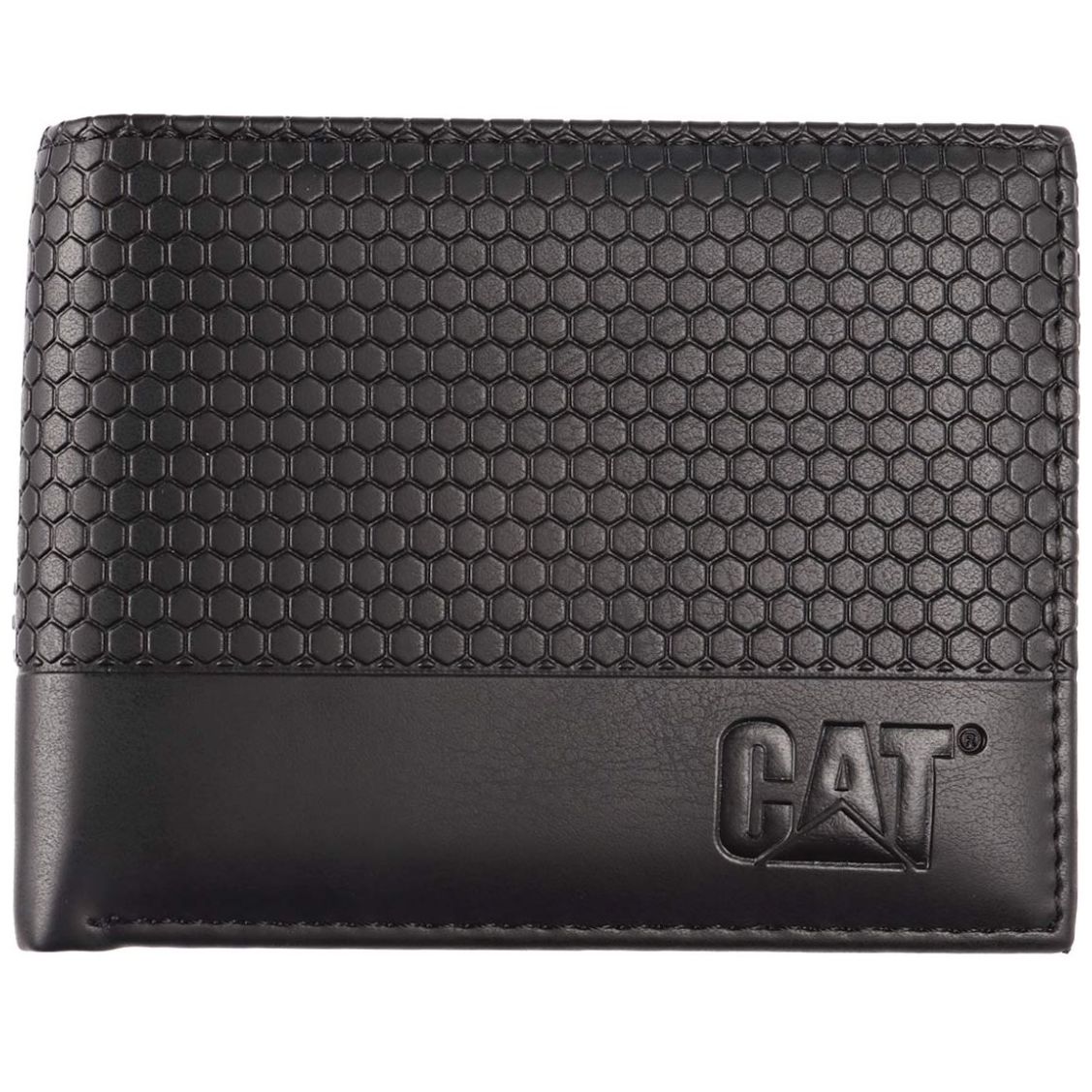 Cartera Efecto Piel Cat Negro para Hombre