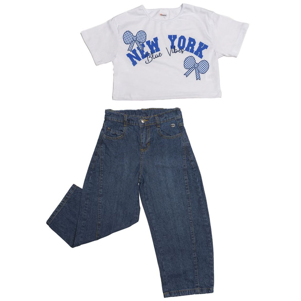 Conjunto Playera Oversize y Pantalón para Niña
