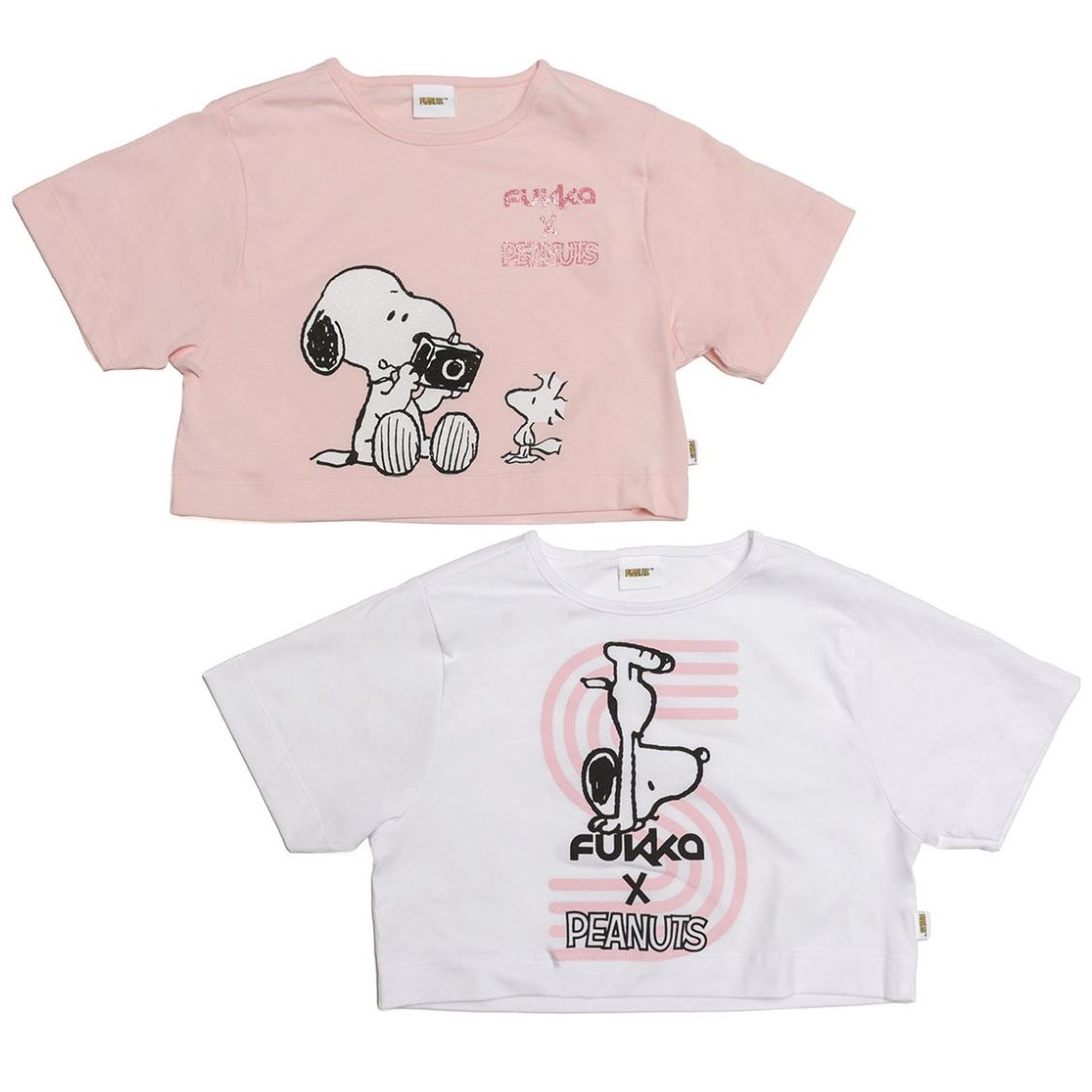 Playera Manga Corta Set 2 Piezas Fukka Snoopy para Niña