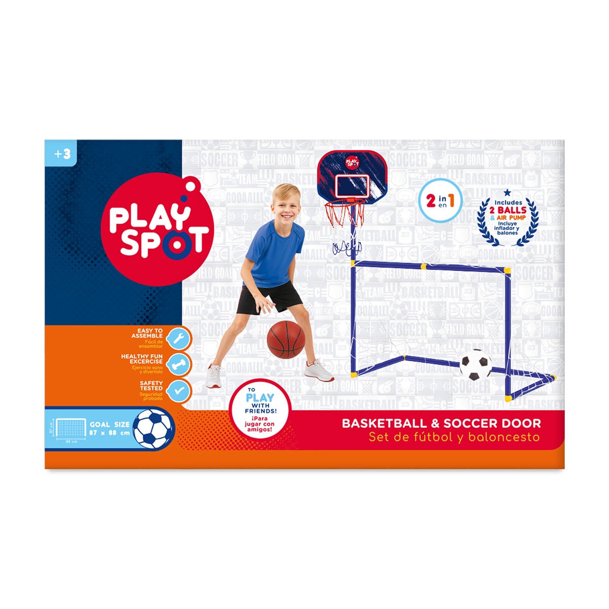 Play Spot 2 en 1 Futbol Y Baloncesto