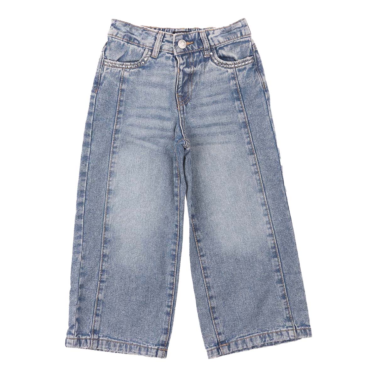 Pantalón Denim Wide Leg Estilo y Comodidad Ovs Niña Toddler
