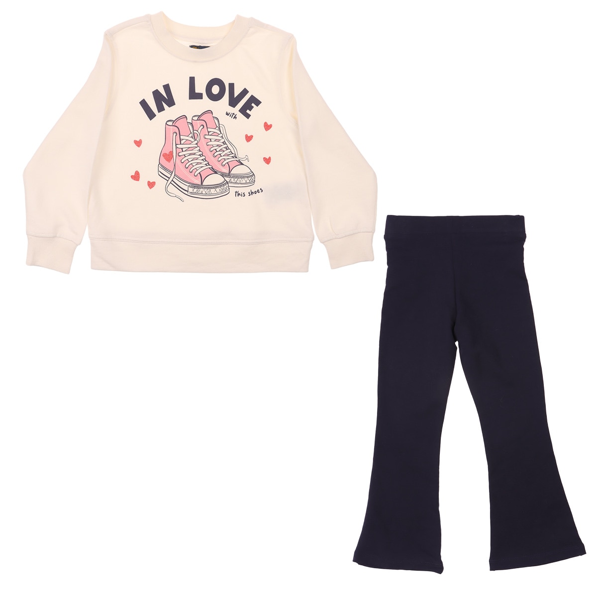 Conjunto Sudadera y Leggings Algodón Ovs para Niña Toddler